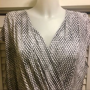 Michael Kors 1X Snakeskin Print Dress
